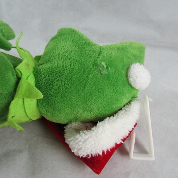 Dan Dee Disney 13" Kermit Santa Christmas Holiday Plush Toy Muppet Sesame Street - Picture 3 of 7
